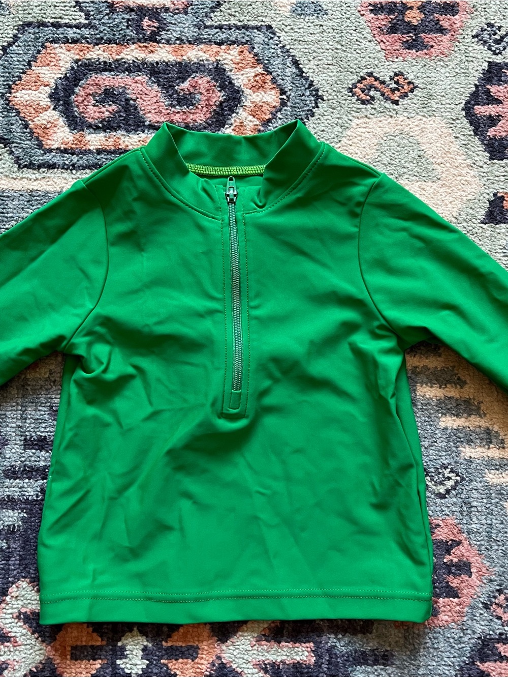Primary Green Baby Rash Guard 6-12mo